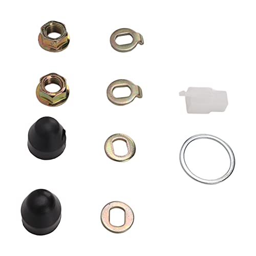 Hoogwaardige Stalen Fietsnaafmotor M14 Moeren Sluitringset met 14 Mm As