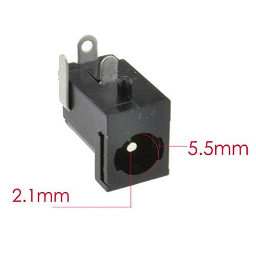 Socket Solder Terminal voor DC Power Connectors Mount Connector Voor Standaard of Vergrendelen DC Plugs Grootte 2.1mm x 5.5mm 4