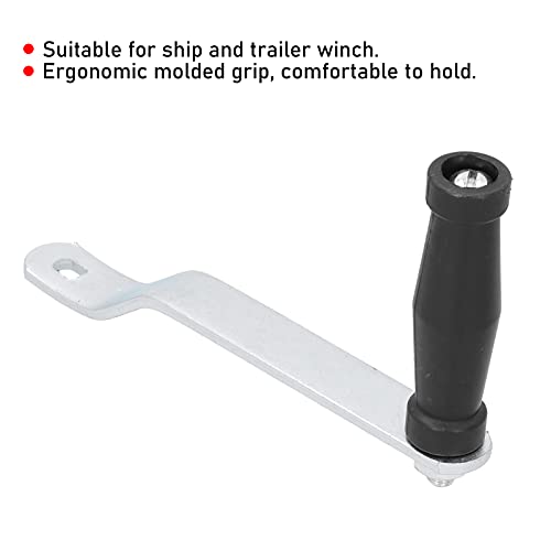 Aanhangwagen Winch, 8.1in Ergonomisch Winch Handle Crank Comfortabel Grip Vervanging Universeel voor Marine Boot Trailer Trail 4