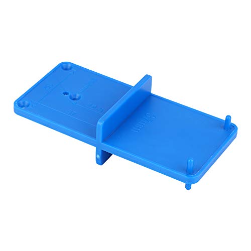 Kreg verborgen Scharnier Jig Hinge Montage Template Blauw Plastic 2 Stukken Scharnier Hole Opener Template Drill Guide Locator voor Deurkast Assemble 3