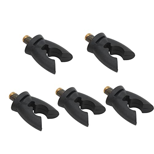 Rod Holder Head, Non-slip Siliconen Clips, Stable Wire Design, Portable Bracket, 5 stuks voor Zeevissen