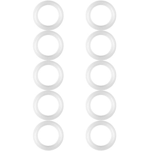 10 st. Voedselkwaliteit Siliconen pakkingen Afdichtingen Ringen 1.5" Sanitair Klem Ferrule Wasmachine voor Fermenting Mason Jar Drink