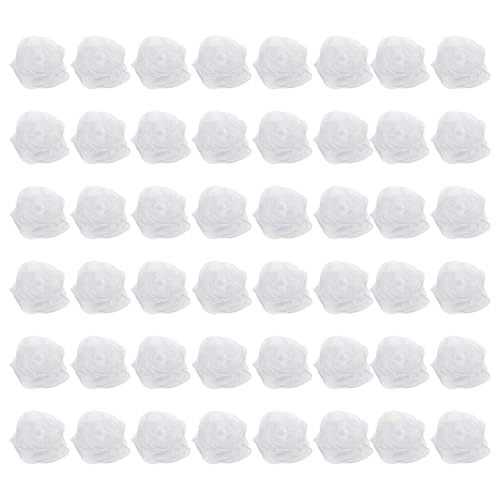 Danssjaals, 48 stuks vierkant jongleren sjaals 61 bij 50 cm, Music Movement Sjaals voor Performance Props Accessoires voor het spelen Magic jongleren wit