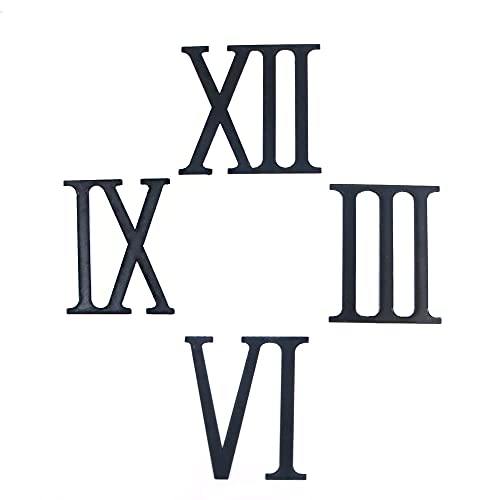 Acryl Digita Wandklok, Romeinse nummers Moderne grote 3D-muurklok, DIY Frameless Stille Decoratieve Wandklok voor thuiskantoor, Slaapkamer, Woonkamer, Corridor, Bar Decoratie (zwart) 4