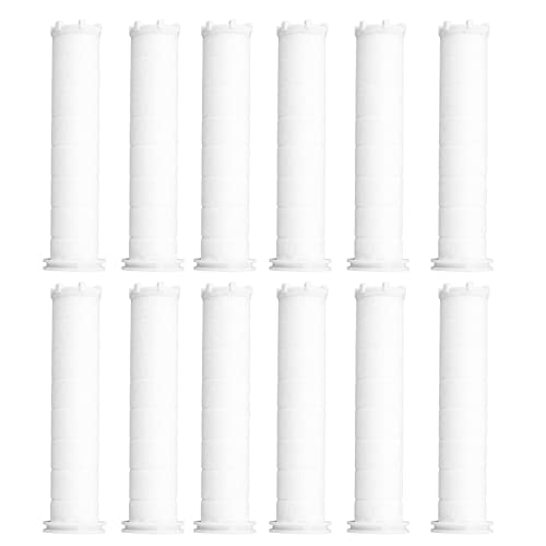 12 st Douchekop Filter Element PP Cotton Bad Accessoires voor afneembare Hydro Douchekop 10,5 cm