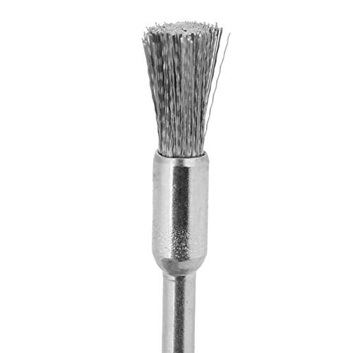 15st Staal Diameter Draadborstel 3mm Shaft Mini Polishing Tool voor metaal, hout, steen oppervlak reiniging ((3*5mm)