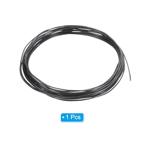 1mm Bonsai Trainingsdraad, 1 Roll Flower Wire Stengels Geanodiseerd Aluminium Boom Draad 16,4 Voeten Totaal voor Tuinieren Branch Bijlage, Zwart 3