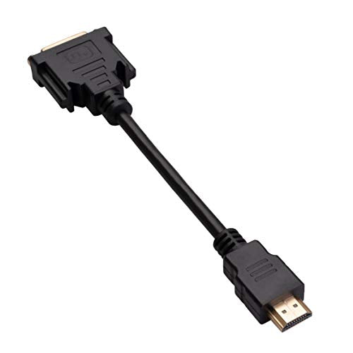 HDMI (M) naar DVI-D (F) Kabeladapter - DVI-D Dual Link 24+1 Female to HDMI Man - 1080P Full HD Converter 15cm 3