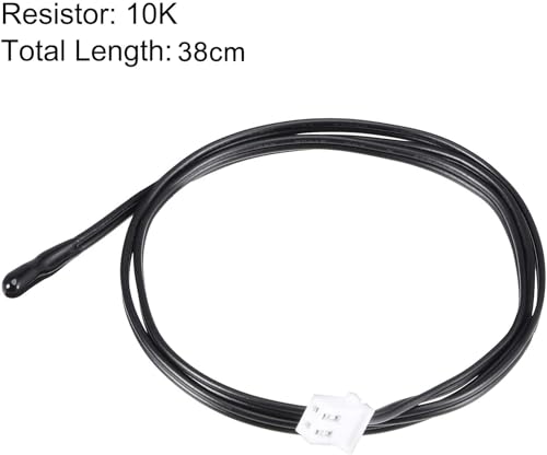 Zee 5 st. 10K Temperatuur sensor sonde, waterdichte temperatuur sensor sonde 3950 NTC Temperatuur sensor sonde, digitale temperatuur transmitter uitbreiding Kabel Rubber hoofd