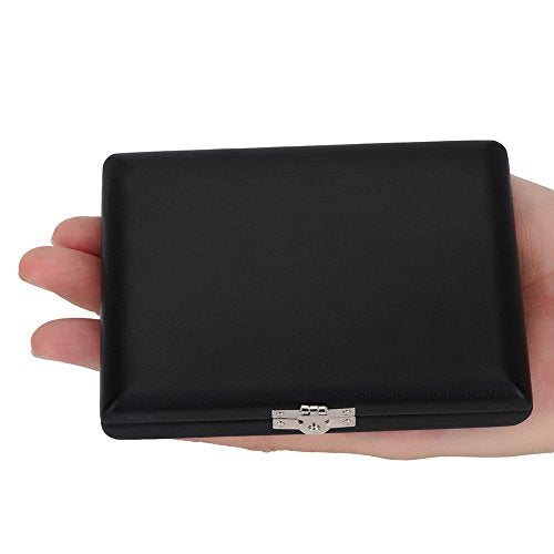 Saxofoon en Klarinet Faux lederen riet opslag geval met Slots voor 6 stro