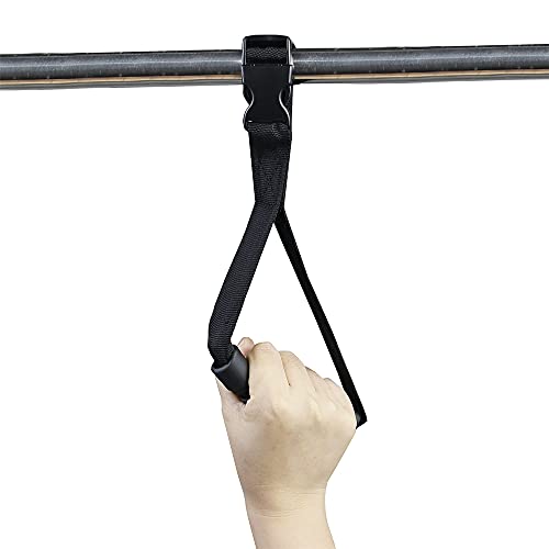 2 stuks Automotive Standing Assist Veiligheidshandvat, verstelbare auto voertuig ondersteuning Handhaak Autohulpmiddel Nylon Autohulpmiddel voor ouderen, gehandicapten, zwanger