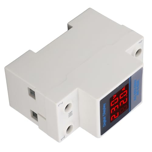 Vermogensvoltmeter Single Fase Ammeter Din Rail Dubbele Display Multimeter 4