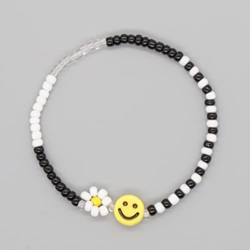 100 st. Kralen Set voor String Smiley Kralen Kleurrijke Smiley Kralen Bloemvorm Kralen Fruit Kralen DIY Craft Kralen Kleurrijke kralen Craft Accessoires voor armbanden Oorbellen Ketting Gifts