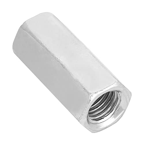 Gegalvaniseerd staal 2pc Long Rod Nut, M16*50 Long Hex Nut, Hex Nut Thread Fasteners voor Machine Industry 4