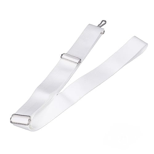 Duurzame middenband voor Tennis Net, Hoogte verstelbare Tennis Net Riemen, Roestvrij stalen sluiting, Wit voor Tennis apparatuur