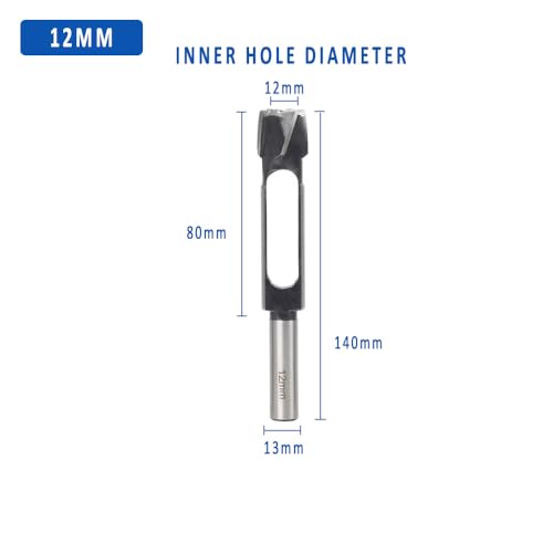 Houten Plug Cutter, 13mm 1/2 Inch Shank, Diam 8mm 10mm 12mm 14mm 15mm 16mm 18mm 19mm 20mm 25mm 300mm 3.3 cm 78mm 40mm, Carbon Steel Plug Cutter voor houtbewerking