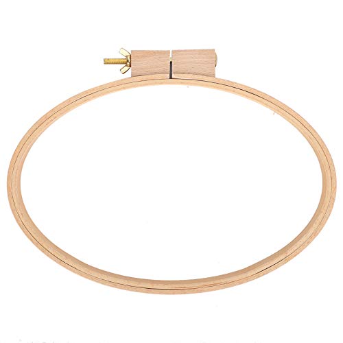 Ovale borduurwerk Ringen Punch Naald Frame 32×24×4 Horizontaal borduurring Oval Frame brede houten Craft Desktop DIY Kruissteek Supplies