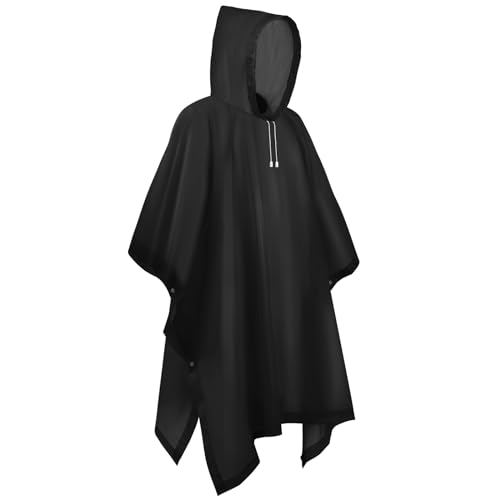 Regen Poncho regenjas voor mannen en vrouwen Herbruikbare waterdicht Rain Cape Rain Jacket EVA Unisex voor Camping Wandelen Reizen Fietsen