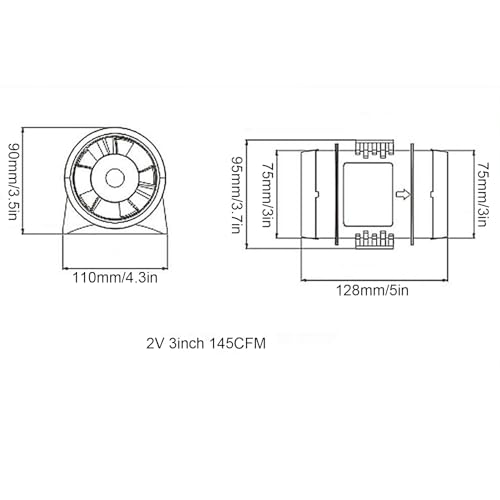 12V 3in Ventilatie cabine Uitlaat Ventilator voor RV boot Marine Yacht Badkamer pakhuis RV Uitlaat Ventilator RV Ventilator 5