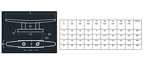 Roestvrij staal Base Plate, spiegel gepolijste boot accessoire, basisplaat marine touw Base (8 in)