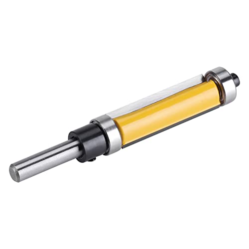 Woodworking Router Set, Boven- en Onderlagers, Flat Cutter met 1/4 Inch Shank Router Bitset voor Malen 5