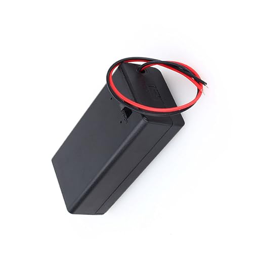 9V Volt PP3 Batterijhouder Box DC behuizing met Wire Guide AAN/UIT Schakelhoes Duurzaam voor elektronische toepassingen 3