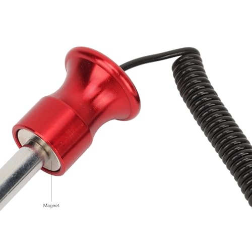 Gewicht Pile Pin, Universele magnetische gewicht Pins Gympin voor commerciële sportschool of thuis fitnessruimte (Red 8mm 80 MM) 5