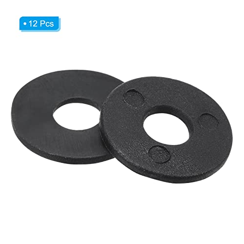 M5 Nylon Flat Washer 12 st 5mm ID 15mm AD Sealing Spacer Sealing Ring voor Waterpijp Waterslang Bijlage Bolts Zwart 3