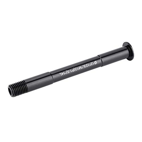Road Bike Thru Axle 12mm Fork Front Axle Aluminium Black Bikeycle Front Hubs Tube Axle Fork Thru Axle Lever Accessoire 12 * 123L* M12(1.5) *14L 5