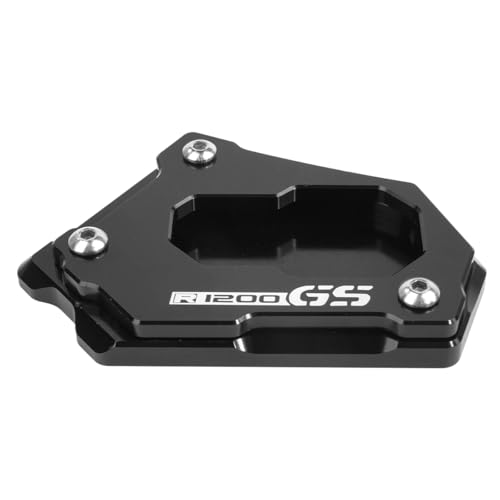CNC Aluminium Legering Motorfiets Side Stand, Uitgebreide Ondersteuning Voeten Verruimde Bracket Plate, Geschikt voor R1200GS/R1250GS/F750GS/F850GS ADV LC/Rallye HP 4