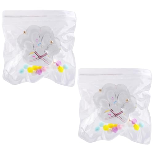 2pc Kat Paw Knijpen Speelgoed, Taba Zachte kattenpoot Kawaii Jelly Kitty Paw Ontspannende dieren Stress Ontspannende Fidget Speelgoed voor kinderen Tieners Volwassenen (Stijl 5)