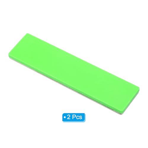 100mm Extra Coarse Snowboard Diamond Stone,2Pcs Ski Edge Grinder Diamond Rand bestanden Snowboard Whetstone, Groen 3