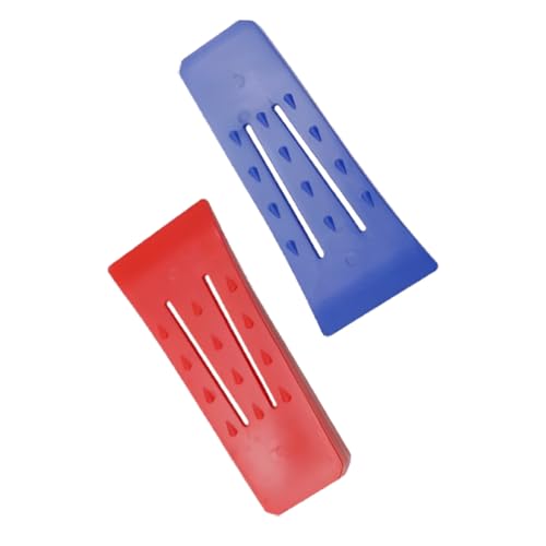 2 stuks Plastic Forestry Wedges, Split Wedge voor hout, platte Wedge Plastic, Lumberjack Accessoires, Boom Val Wedge voor gecontroleerde boom Vallen