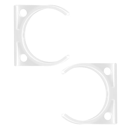 2 stuks plastic waterpijpklemmen, 56 x 64mm enkele klemmen 5