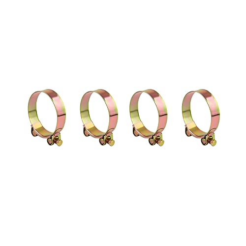 20-22mm Stainless Steel Tube Clamp T-Bolt Clamp Heavy Duty Slang Clamp Benzine Clips voor Automobiles, Industrieën, Schepen, Huizen, enz. 4 stuks