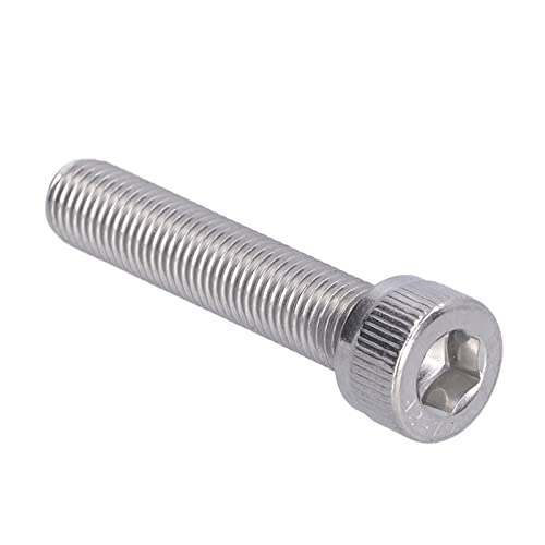 4 st M10 Hex Bolt Socket Cap Head Hex Socket Bolt A2 Roestvrij staal 1.25mm Fine Pitch Machine bevestigingsapparaat hardware(M10*50) 5