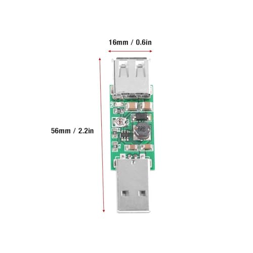 Boost Converter Module, USB naar USB 5V tot 6-15V Verstelbare outputspanning Step-up Board DC-DC Step-up Boost Converter Module 3