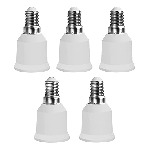 Sea 5x E14 to E27 Socket Converter, Adapter Converter, Lamp Base, Lamp Socket Adapter, Lamp Adapter voor LED Bollen en energie besparen Bollen en energie besparen Bollen