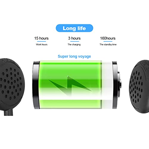 Motorfiets helm headset, 1 paar motorfiets helm BT headset Hi FI hoofdtelefoon luidsprekers ondersteuning handsfree bellen 5