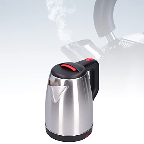 2.0L Roestvrij staal Cordless Waterkoker, Elektrische Tea Waterkoker Cordless Design Geweldig voor thee, koffie en al uw warm water behoeften