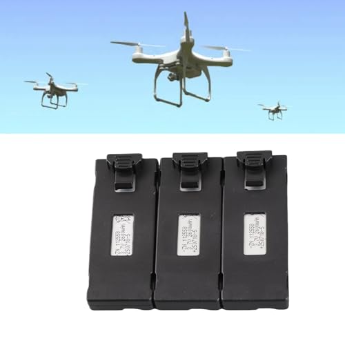 Drohne AKU RC Drone 3pcs RCcraft Lithiumtery Kit Light Charging Kabelset voor E88 E88Pro LS E525 E525Pro 2X 1800mAh 20Min Drohnen AKU (2600mAh) 3