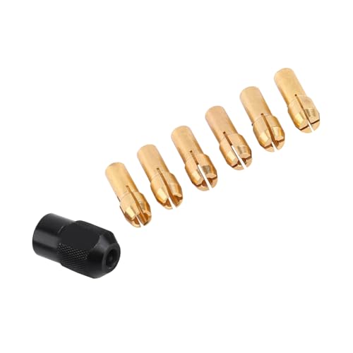 6 stuks Collet Mouwen, Capaciteit Bereik 1 Mm 3.2 Mm met M8 * 0,75 Cap, Geschikt voor draaigereedschap, Collet Klem, Mouw, Kraag voor Gereedschap