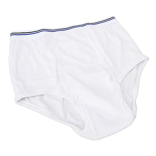 Mannen Incontinence Briefs Heren Incontinence Ondergoed Katoen Wasbaar Incontinence Overnachting Ondergoed L 4