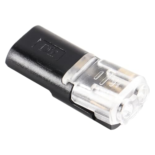 50 stuks 18-24 AWG 12V autowire connectors, 2 Pin Quick Crimping Terminals voor Automotive Truck elektrische systemen, Herbruikbare stofdichte lage spanning DC-kabel connectoren 3