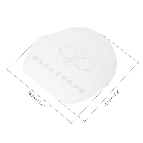 Tafeltennisracket, Rubber Beschermfolie, Verpakking van 10 Zelf-Adhesive Ping Pong Paddle, Beschermende Film Accessoires, Transparant