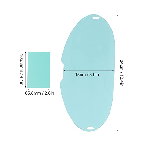 Lashelm scherm vervanging lader helm vervanging lens pc 5 st Large Viewing Screen replacement lens compressieweerstand 4
