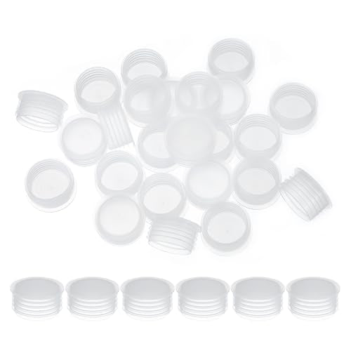Zout en pepershaker Stoppers 24mm/0.94," 50st Plastic Salt Shaker Plug Replacement Herbruikbare Clear round end cap voor potten flessen buizen