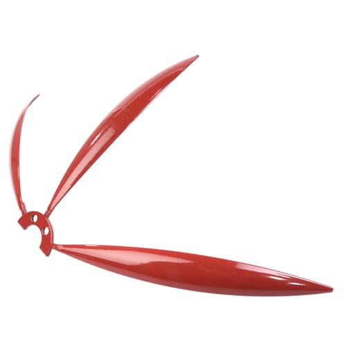 Sea Wind Spinner 360 Degree roterende metalen tuin Spinners, Dikte Rod Windy Ornaments, Lotus Verschijning Spinning Sculptuur voor gazons / Patio / tuin decoratie - rood 3