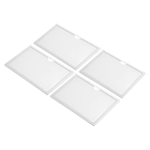 A6 10x15cm Magnetisch Fotoframe, 4 stuks Magnetische Bordhouder Display Frame voor Koelkast Kantoor Foto, Wit