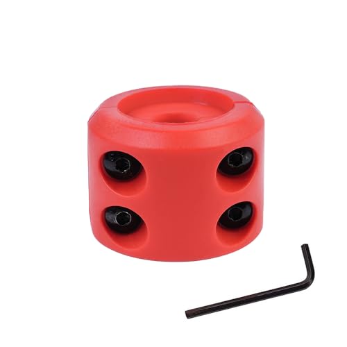 Rubber Winch Kabel Hook Stopper voor ATV, UTV, SUV, Truck - Beschermt Harnas en Pulley, Behoud Kabelspanning, Gemakkelijke Installatie (Rode)